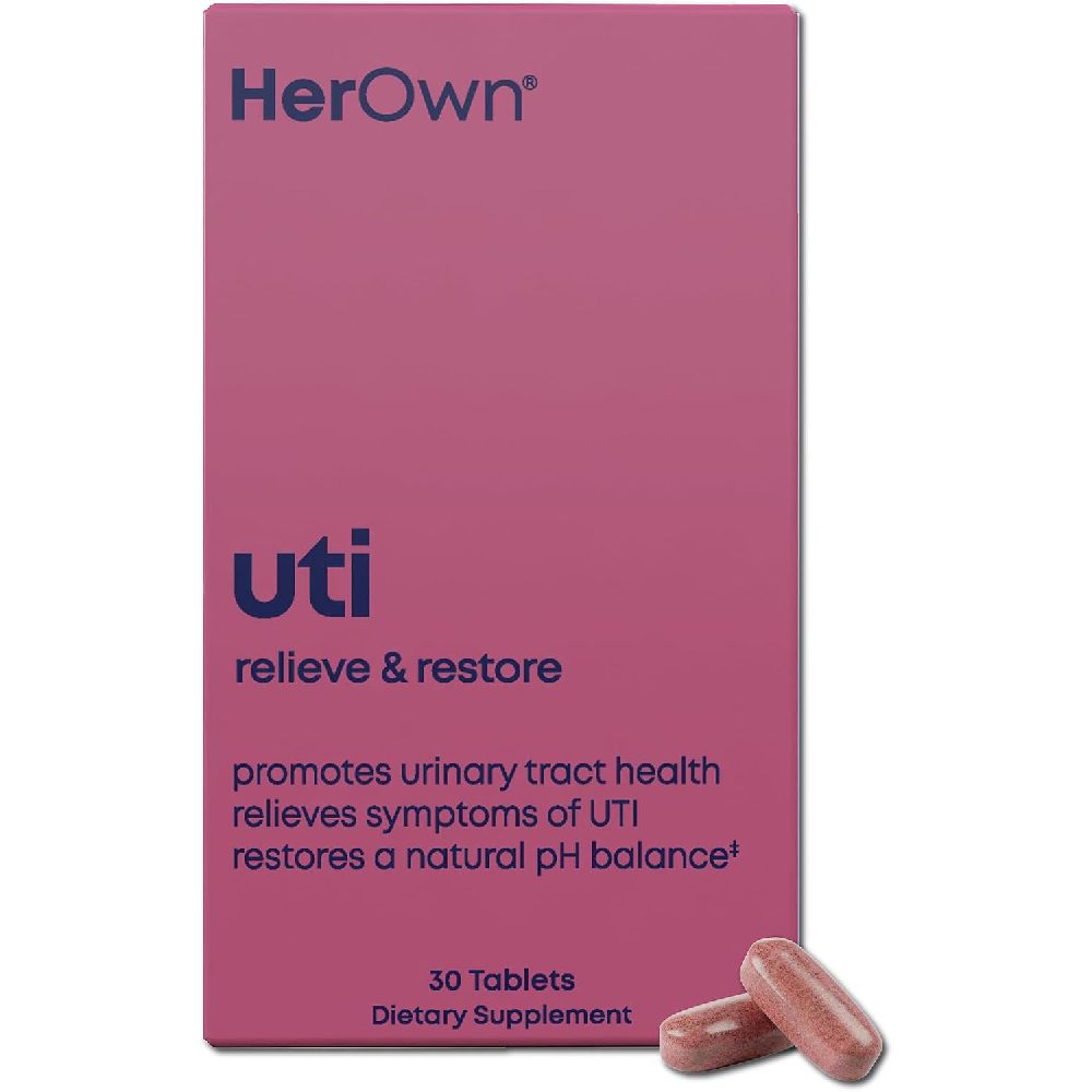 Her Own Uti Relieve & restore 30 Veg Tablets