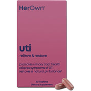 Her Own Uti Relieve & restore 30 Veg Tablets
