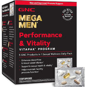 GNC Mega Men Performance & Vitality To Help Promote Energy, Vitality, Physical Performance, and Overall Wellness 30 Packs