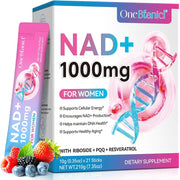 One Btanicl Nad+ 1000mg For Women To Support Women’s Cellular Energy and Overall Wellness 21 Sticks