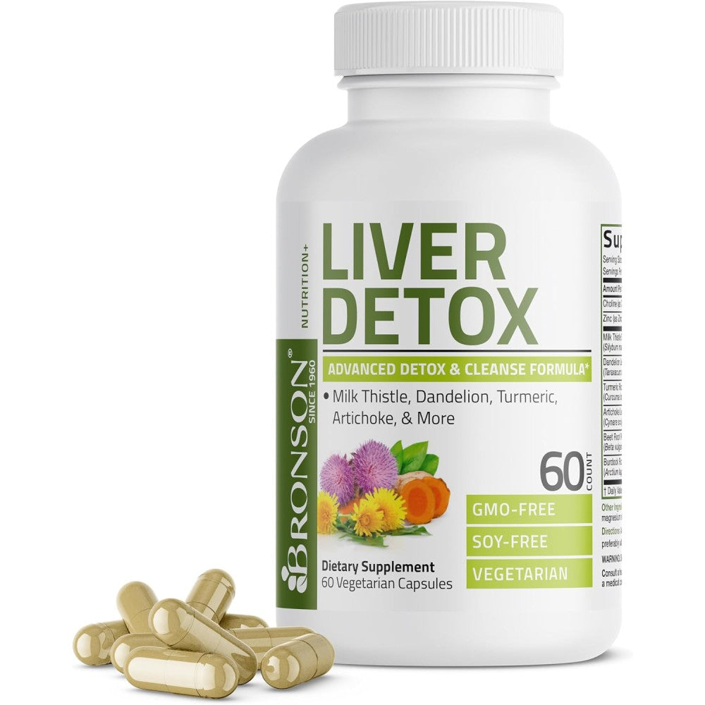 Bronson Liver Detox 60 Veg Caps