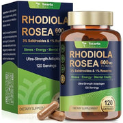 Totaria Rhodiola Rosea 600mg To Support Energy, Vitality, Focus, and the Body’s Ability To Adapt To Everyday Stress 120 Caps