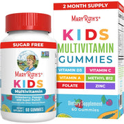 Mary Ruths Kids Multivitamin To Support Healthy Growth, Development, and Overall Wellness 60 Gummies