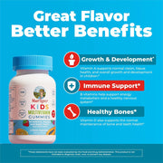 Mary Ruths Kids Multivitamin To Support Healthy Growth, Development, and Overall Wellness 60 Gummies