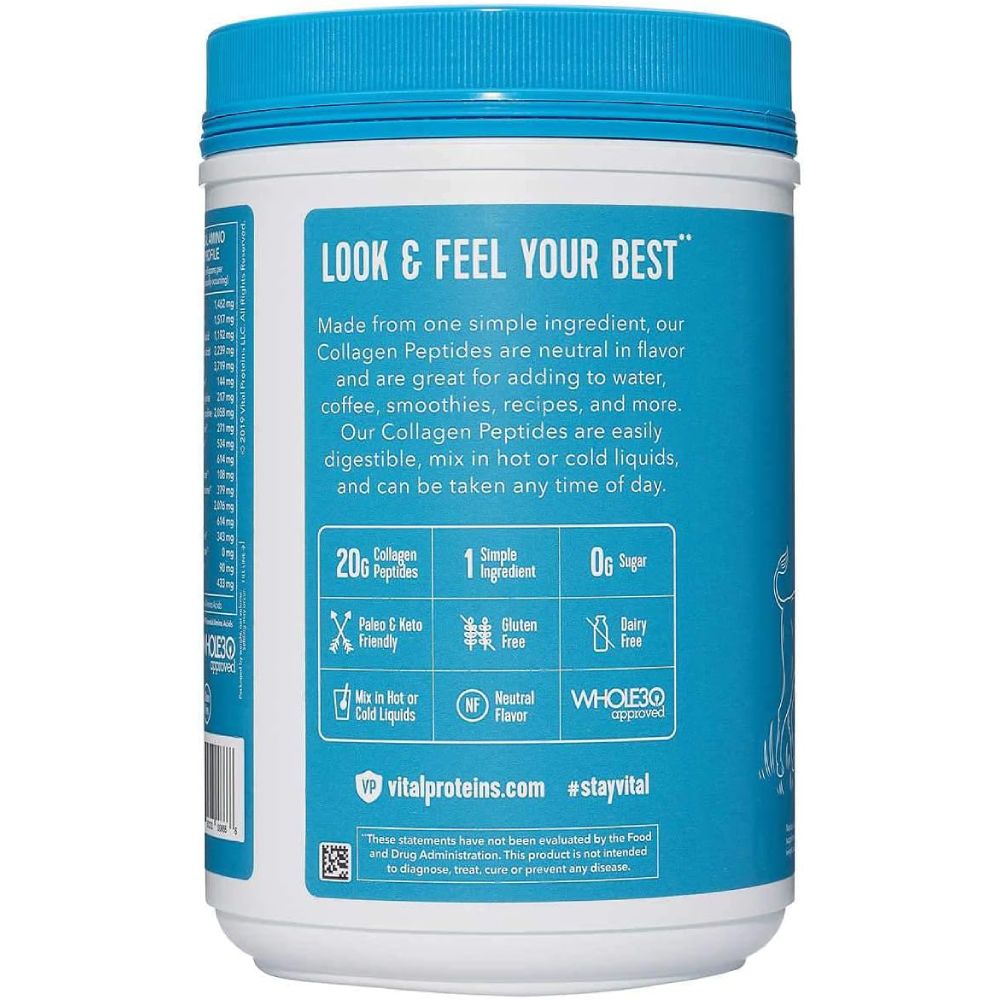 Vital Proteins, ultra pure Collagen Peptides, Unflavored (680g)