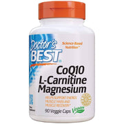 Doctors Best Coq10 L Carnitine Magnesium Supports Energy, Muscle Mass & Muscle Recovery 90 Veggie Caps