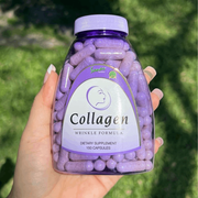 Sanar Naturals Collagen Pills with Vitamin C, E Wrinkle Formula Supports Hair, Nail, Skin, Joint & Bone Health Hydrolyzed Collagen for Women & Men Supplement Grass Fed Non-GMO 150 Capsules