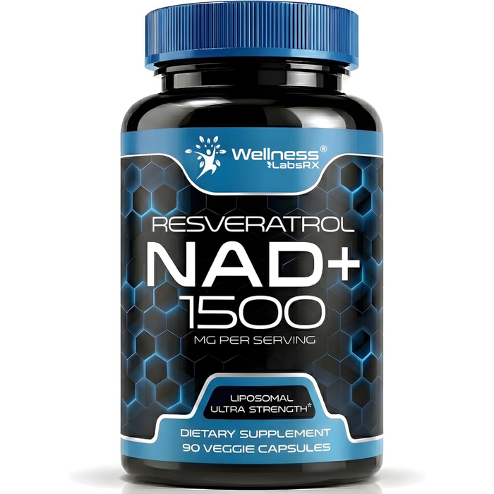 Wellness Labsrx Resveratrol Nad+ 1500 mg 90 Veg Caps