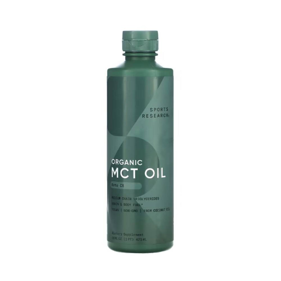 Sports Research Sr Organic Mct Oil Keto C8 High-Energy, Fast-Absorbing Fuel for Ketogenic Lifestyles 473ml