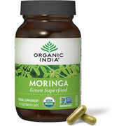 ORGANIC INDIA Moringa, Herbal Supplement, Vitamin A, E, K, Iron, Calcium & Fiber, 90 Capsules