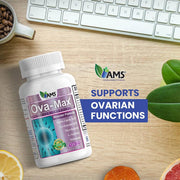 OVA-Max Prenatal Vitamins for Women, Boosts Fertility & Ovulation, Supplements with CoQ10, Folic Acid, & Myo-Inositol, 120 Capsules