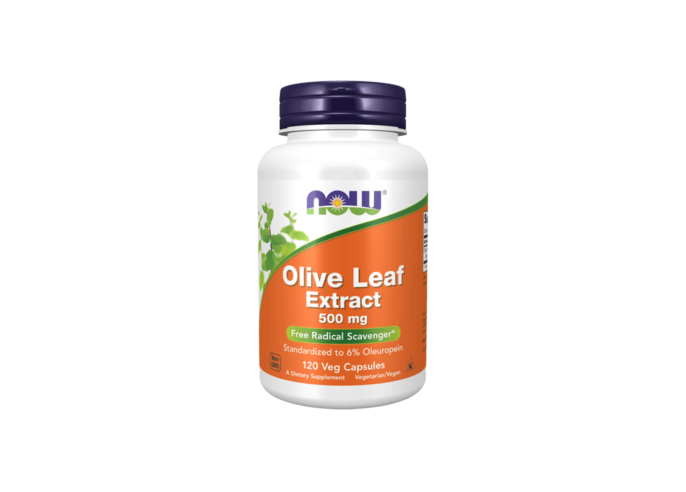 Nowfoods Olive Leaf Extract 500mg 120 Veg Capsules