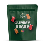 Vitality CBD Gummy Bears 5mg Orange & Raspberry Flavor To Support Daily Relaxation and Calm 40 Gummies