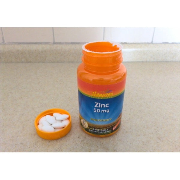 Thompson Zinc 50mg, Maintain Healthy Cell Function, 60 Tablet