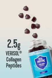 Vital protein Collagen gummies with grape flavor 120 gummies