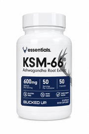 Bucked Up Essentials Ksm 66 Ashwagandha Root Extract 600mg 50 Caps