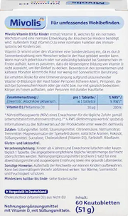 Mivolis Vitamin D3 Für Kinder 60 Kautabletten