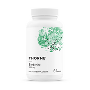Thorne, Berberine 1000mg Healthy Cholesterol and Blood Sugar Levels, Promoting GI Microbial Balance 60 Capsules